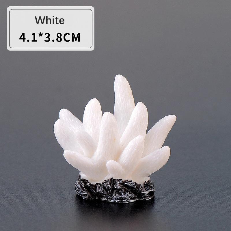 Colorful Mini Artificial Coral Cute Ornamental Fish Gifts Aquarium Decor Multicolor Resin Fashion Diy Art Craft Fish Tank Decora