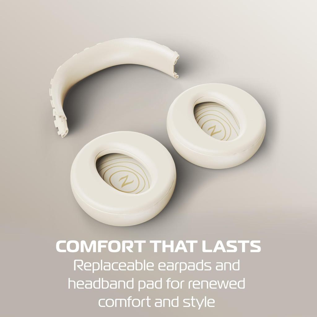 Zildjian ALCHEM-E Perfect Tune Overbayer Wireless Headphones with Noise Cancelling, Bluetooth 5.3, and 45 Hours of Playtime (NAZLFZXHP0032)
