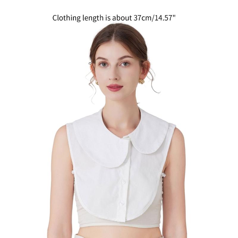 Irregular Faux Collar Decorative Collars for Clothes Dresses Removable False Collar Universal Shawl Elegant Women Shawl