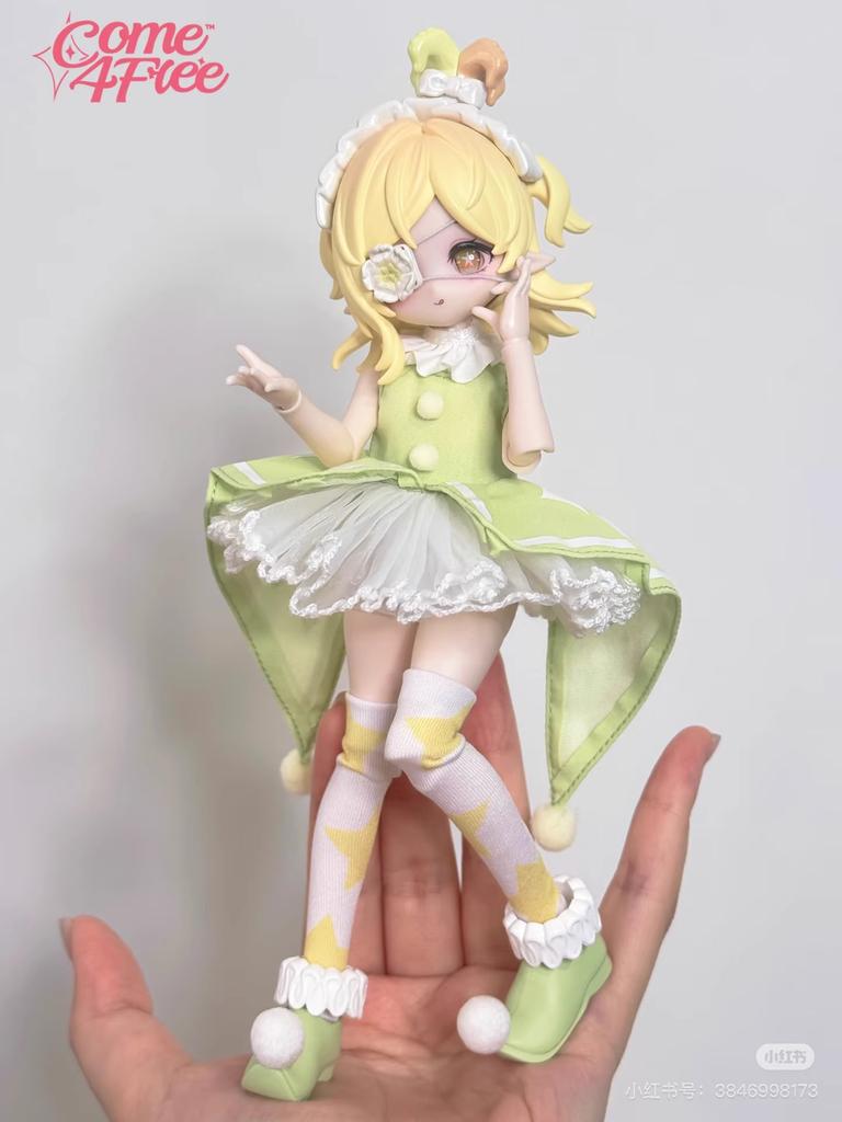 Genuine Come4free Minty V2 Ocean Gem Series 1/8 Bjd Blind Box Kawaii Movable Doll Action Figure Ornament Collection Model Gift