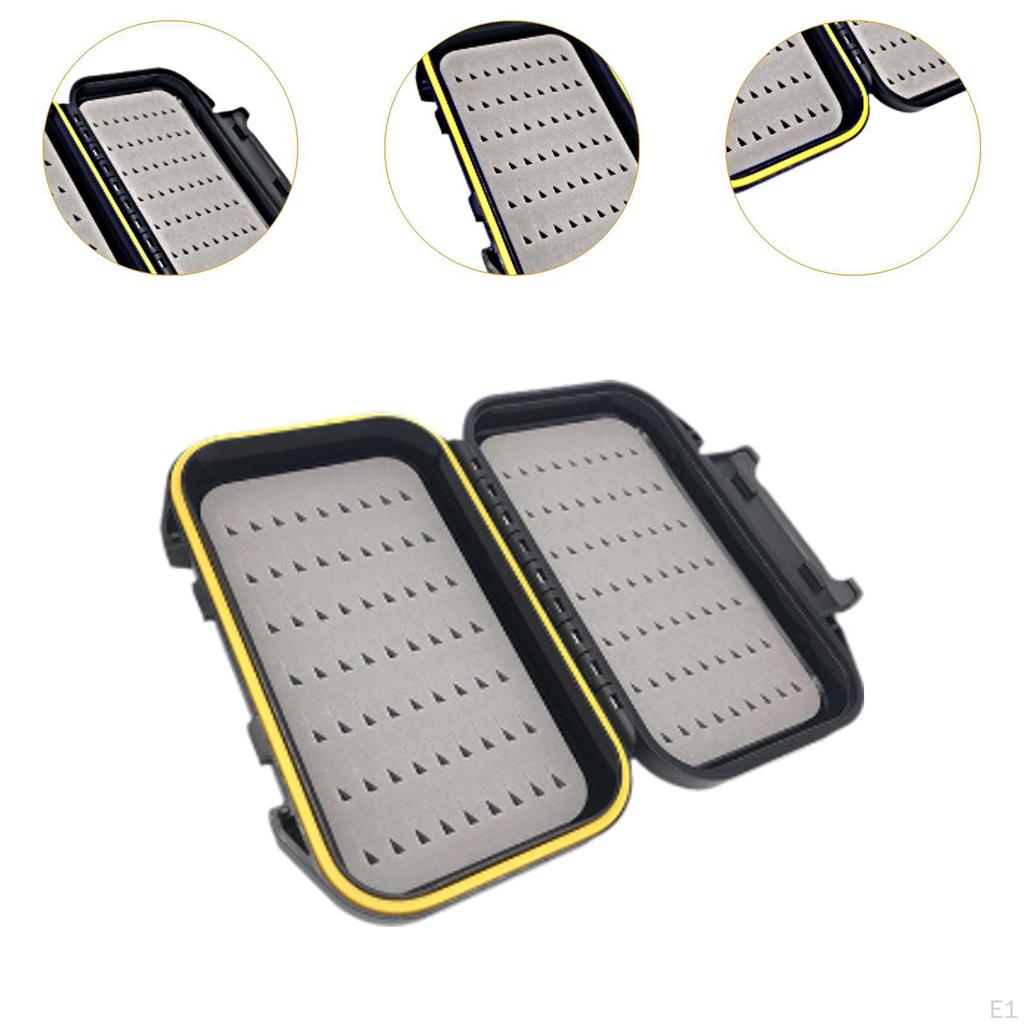 Double Sided Fly Fishing Box, Lure Container, Compact Holder Supplies Freshwater Gift
