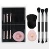 5pcs Makeup Brushes Set Foundation Contour Eyeshadow Blush Brush Powder Puff Portable Cosmetic Brushes Travel With Box