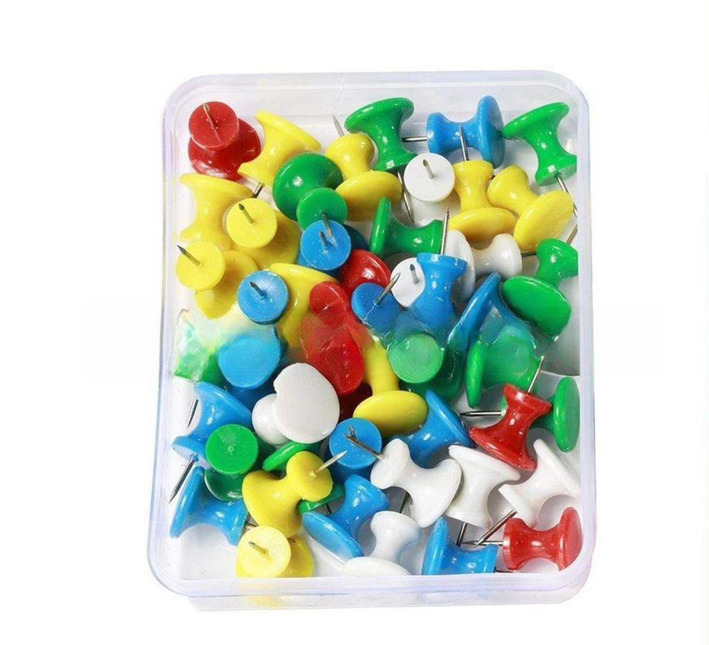 Sewing Patchwork Tools: Plum Blossom Flower Pattern Positioning Pins, 50pcs or 100pcs per Box