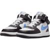 Nike Air Force 1 Comfortable Versatile Anti-Kick Wear-Resistant Mid-Top Kids Sneakers Kids Sneakers Black White FJ1917-600