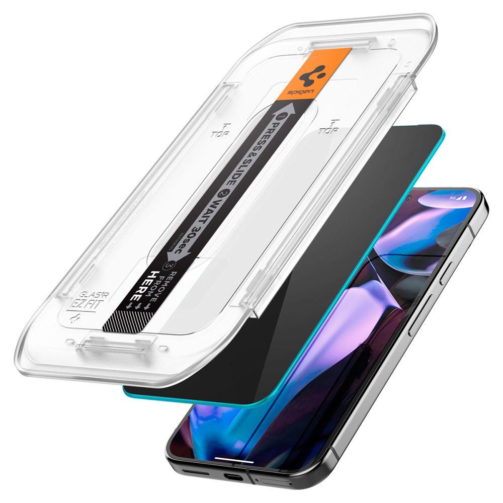 Szkło Prywatyzujące Spigen Glas.tr Ez Fit 2-Pack Google Pixel 9 / 9 Pro Privacy