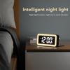 Wireless Charging Alarm Clock USB Reverse Charging LED Large Screen Rectangle Digital Alarm Clock for Bedroom