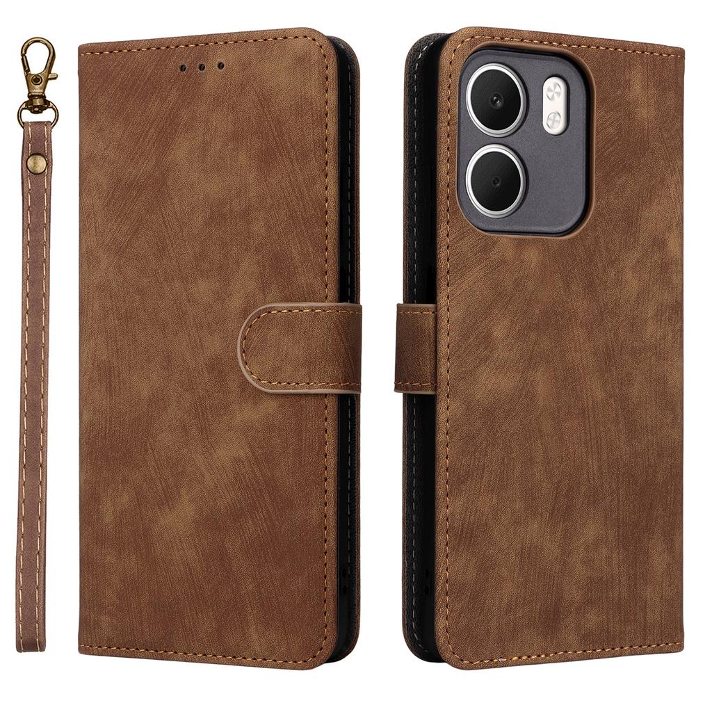 For Oppo A5x 5G/4G Case Wallet RFID Blocking PU Leather Phone Cover Stand with Strap