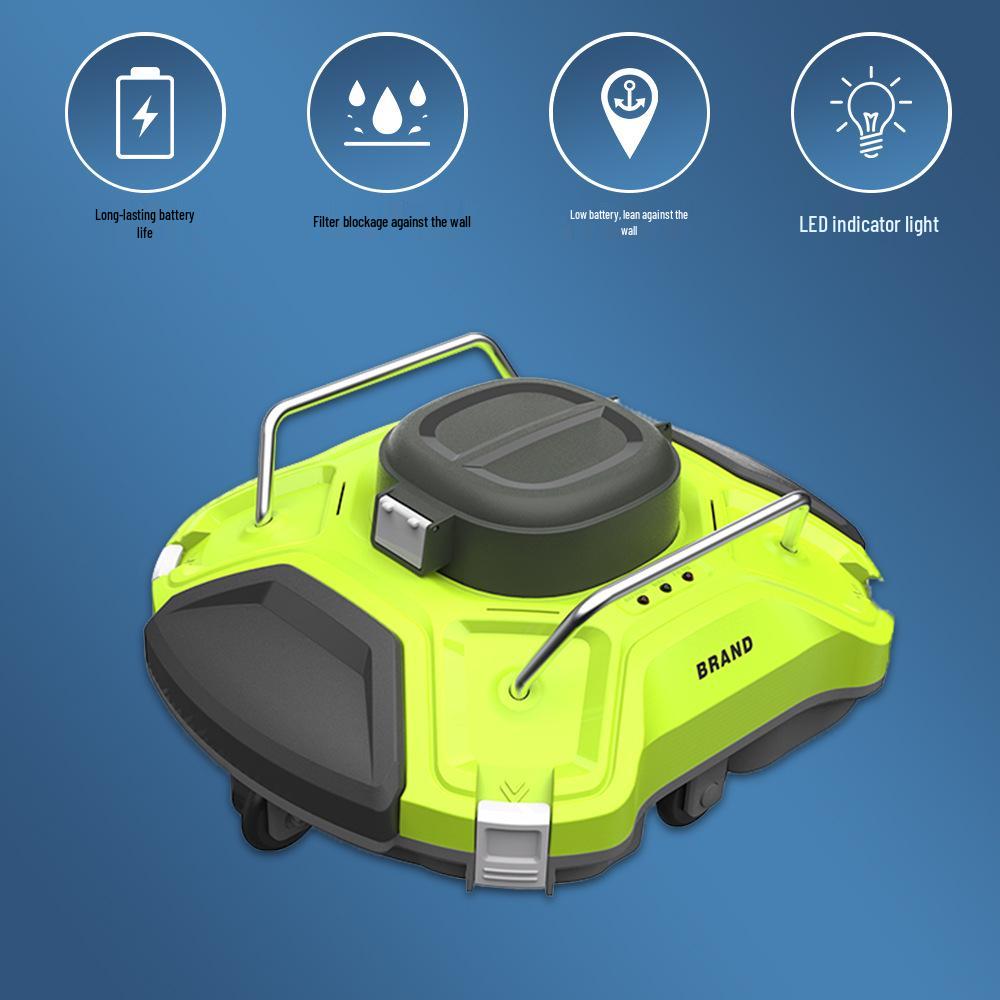 Fully Automatic Pool Cleaning Robot Vacuum Cleaner for Family Pools