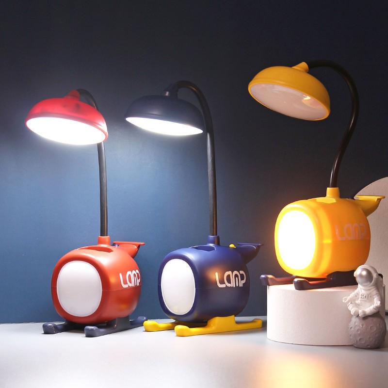 Cartoon Snail USB Folding Desk Lamp - Eye Protection Study and Bedroom Night Light