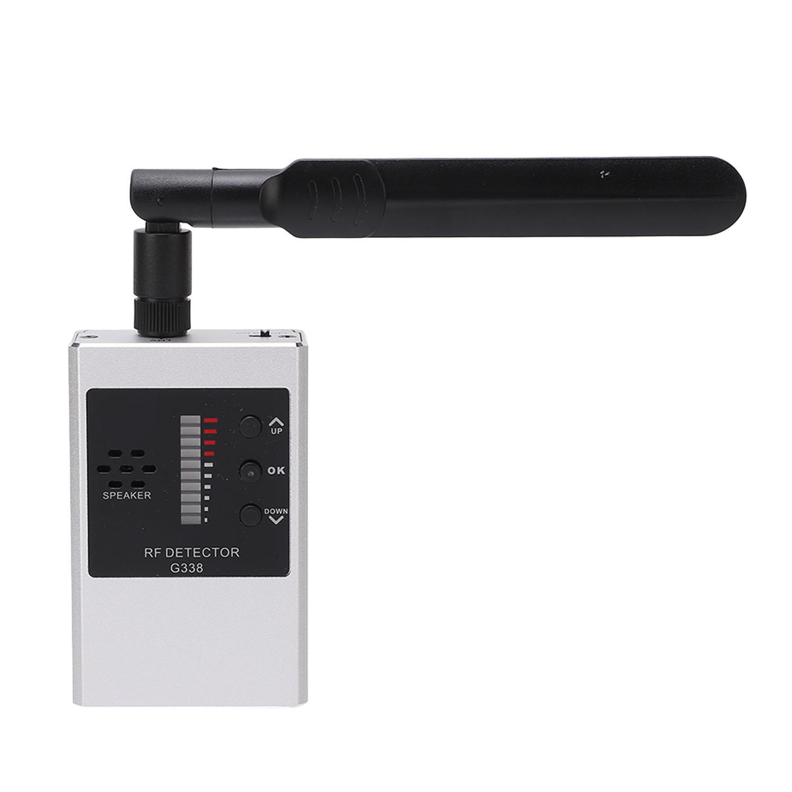 

RF детектор подслушивающих устройств WiFi камера Finder прослушивающее устройство GPS беспроводной сканер сигнала G338 Silver серебряный