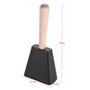 Professionelle Kuhglocke aus Metall mit Holzgriff, Schlaginstrument