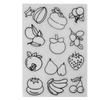 8pcs Fruit Vegetable Pattern Heat Shrink Sheet BOPS Colorable Sheets Shrinky Art Paper Different Patterns DIY Crafts Material