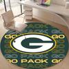 Personalized Green Bay Packers Round Chair Office Rug - Perfect for Mat, Office Chair & More - Ideal Gift for Birthdays and Holidays