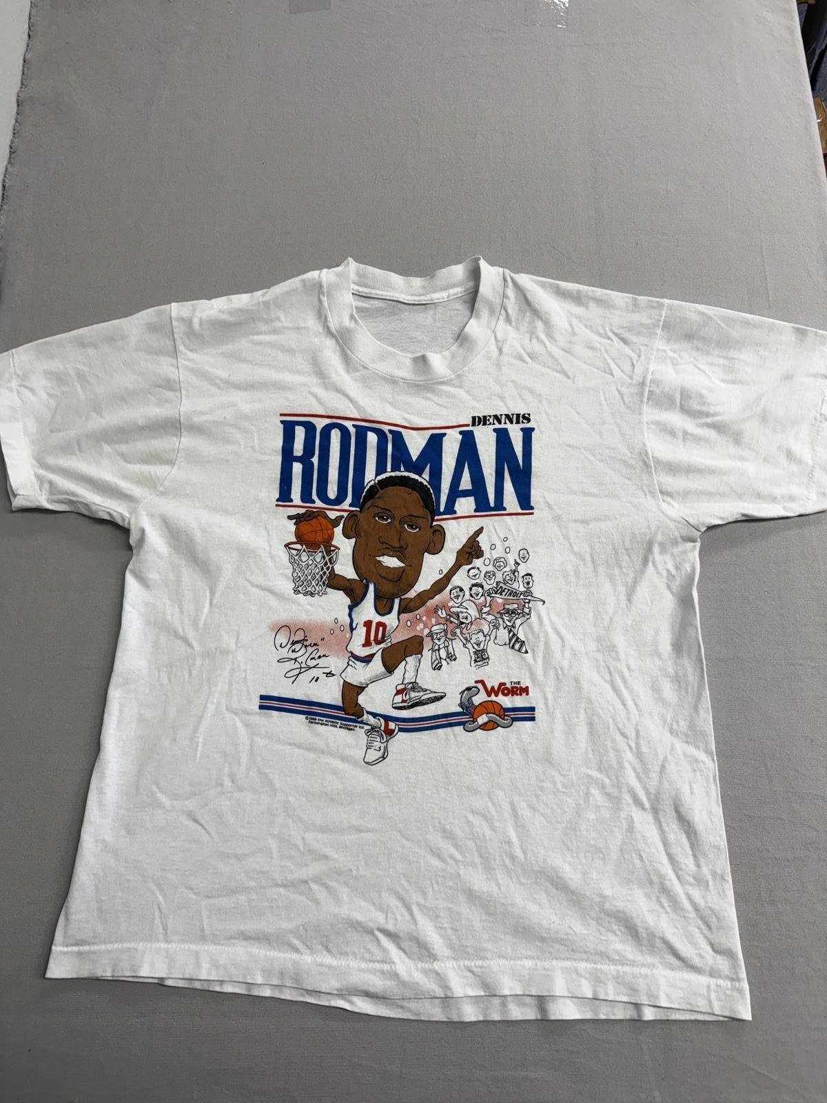 Vintage Dennis Rodman T-shirt Dennis Rodman Detroit - M XL