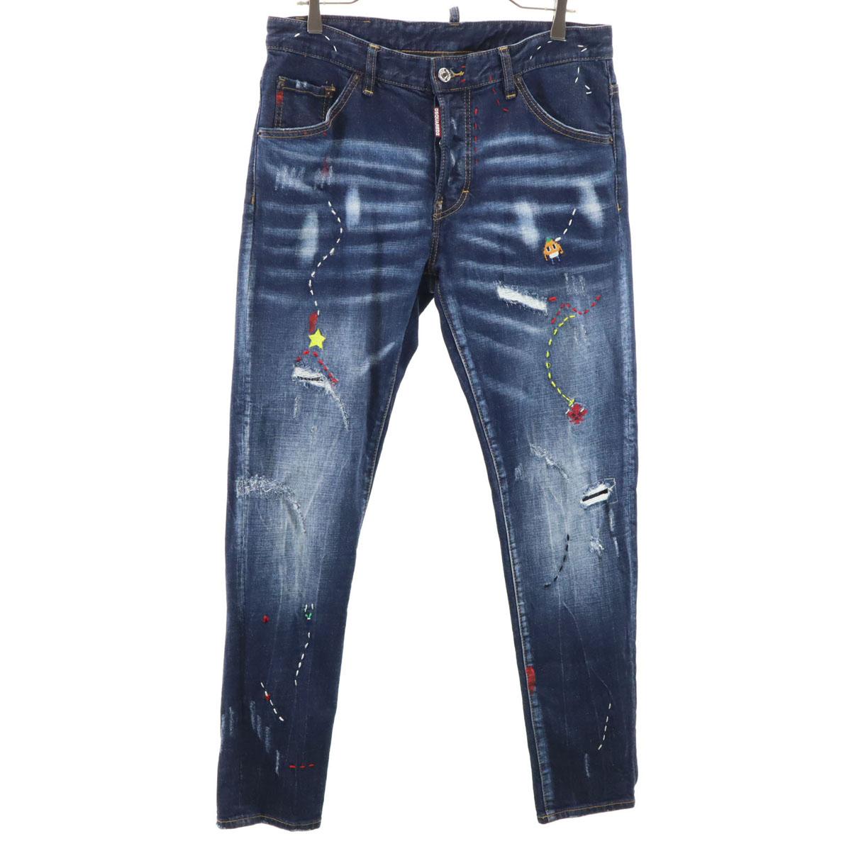 

DSQUARED2 made in Italy Denim pants 50 Indigo blue jeans Men s Used