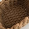 Natural Cotton Cord Container Handmade Storage Basket Ideal For Desk Bedroom And Living Room Storage Needs