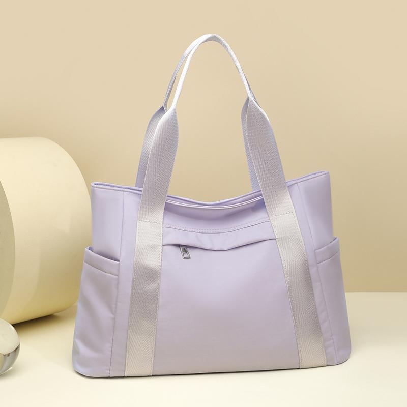 Large Capacity Tote Bag Women's Multi-Compartment Nylon Shoulder Bag