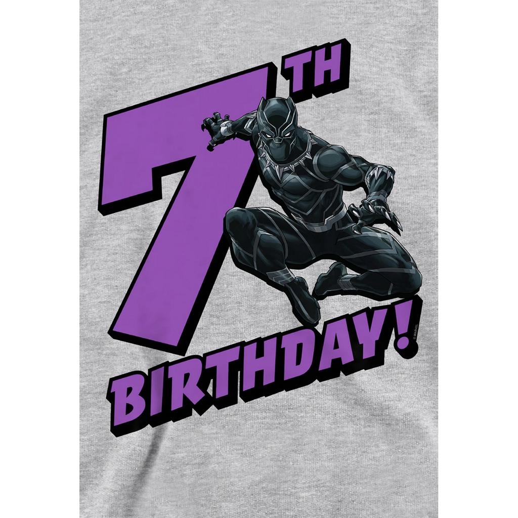Black Panther Childrens/Kids Heather 11th Birthday Pullover Hoodie