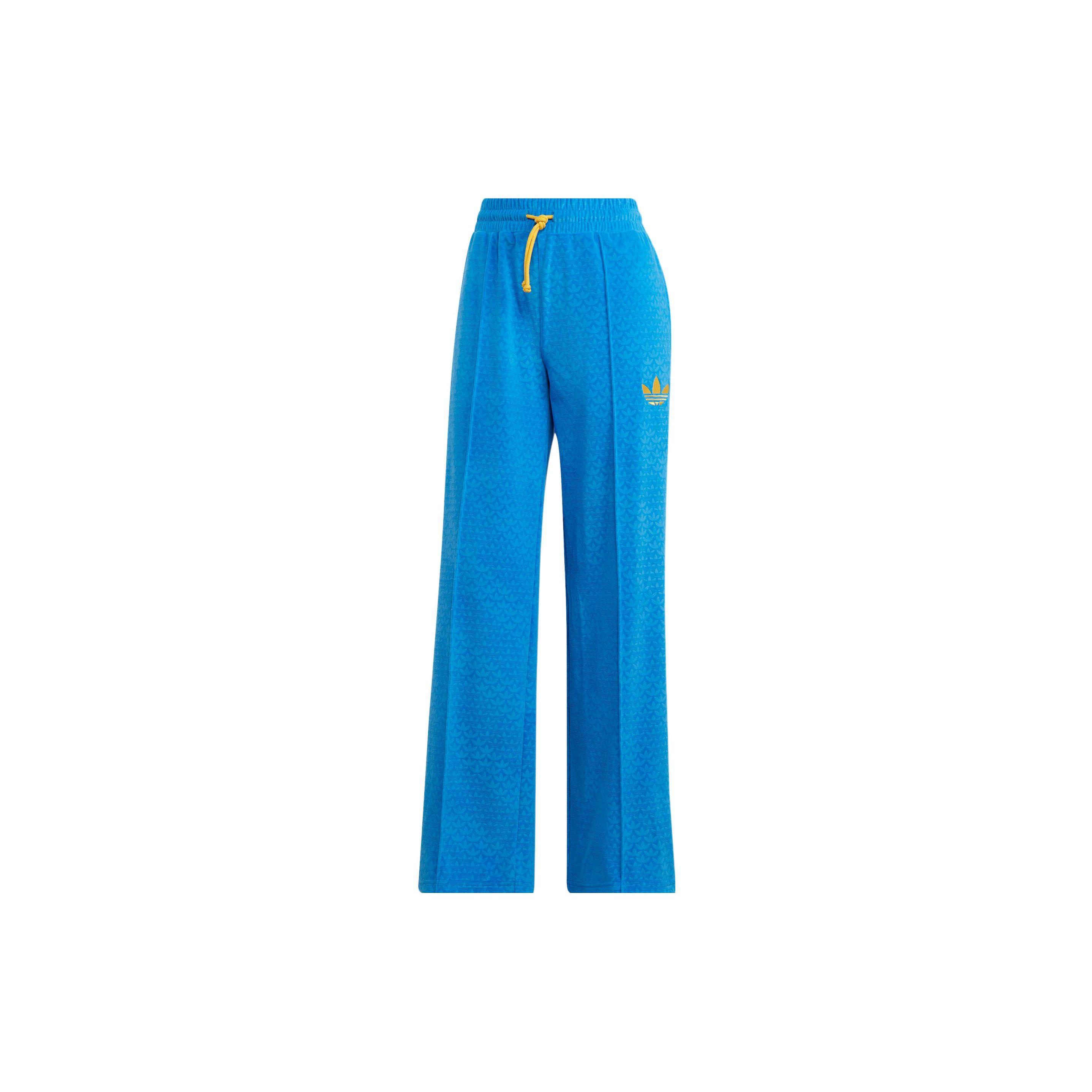 adidas Originals Adicolor 70s Velour Track Pants Blue IB2048 L