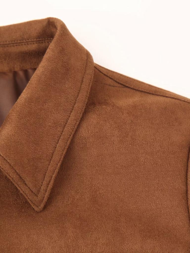 European and American Style, New Women's Clothing, Classic, Versatile, Foreign Style Fashionable Suede Jacket