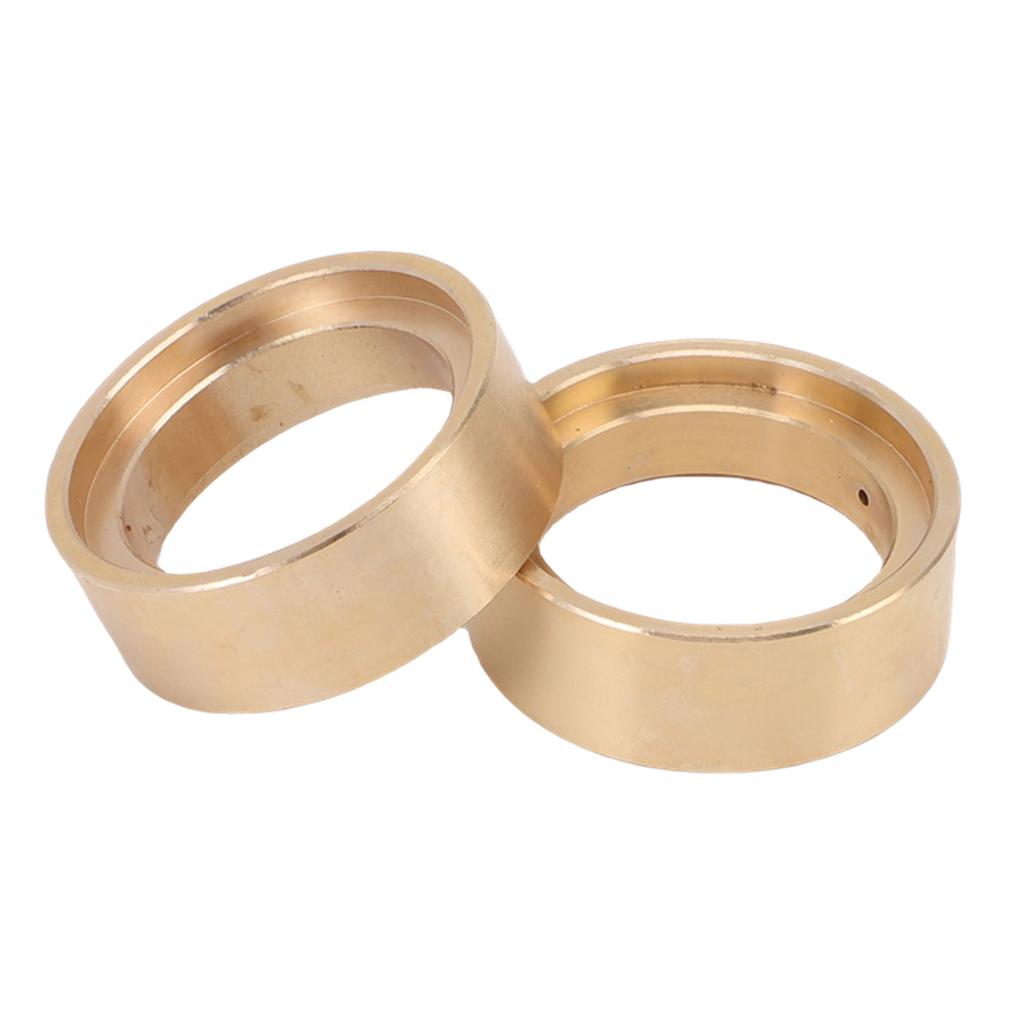 2Pcs Brass Internal Beadlock Clamp Ring Professional 1.3in 1 18 RC Car Accessories with Hole Wheel Weights for 9781 Hub