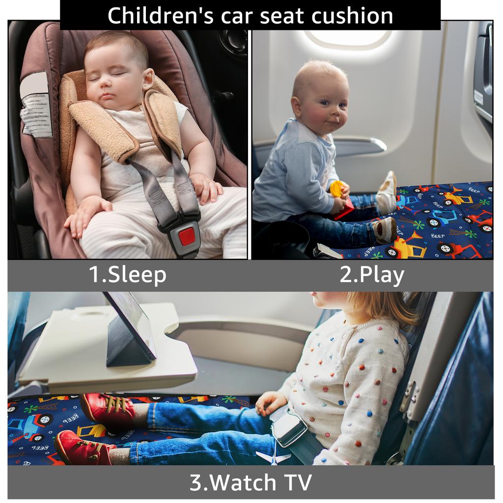 Kinder Reise Flugzeug Pedal Bett Tragbarer Sitz Baby Hängematte Verlängerung Anti-Rutsch-Design Aufkleber Oxford Stoff Beinauflage Für