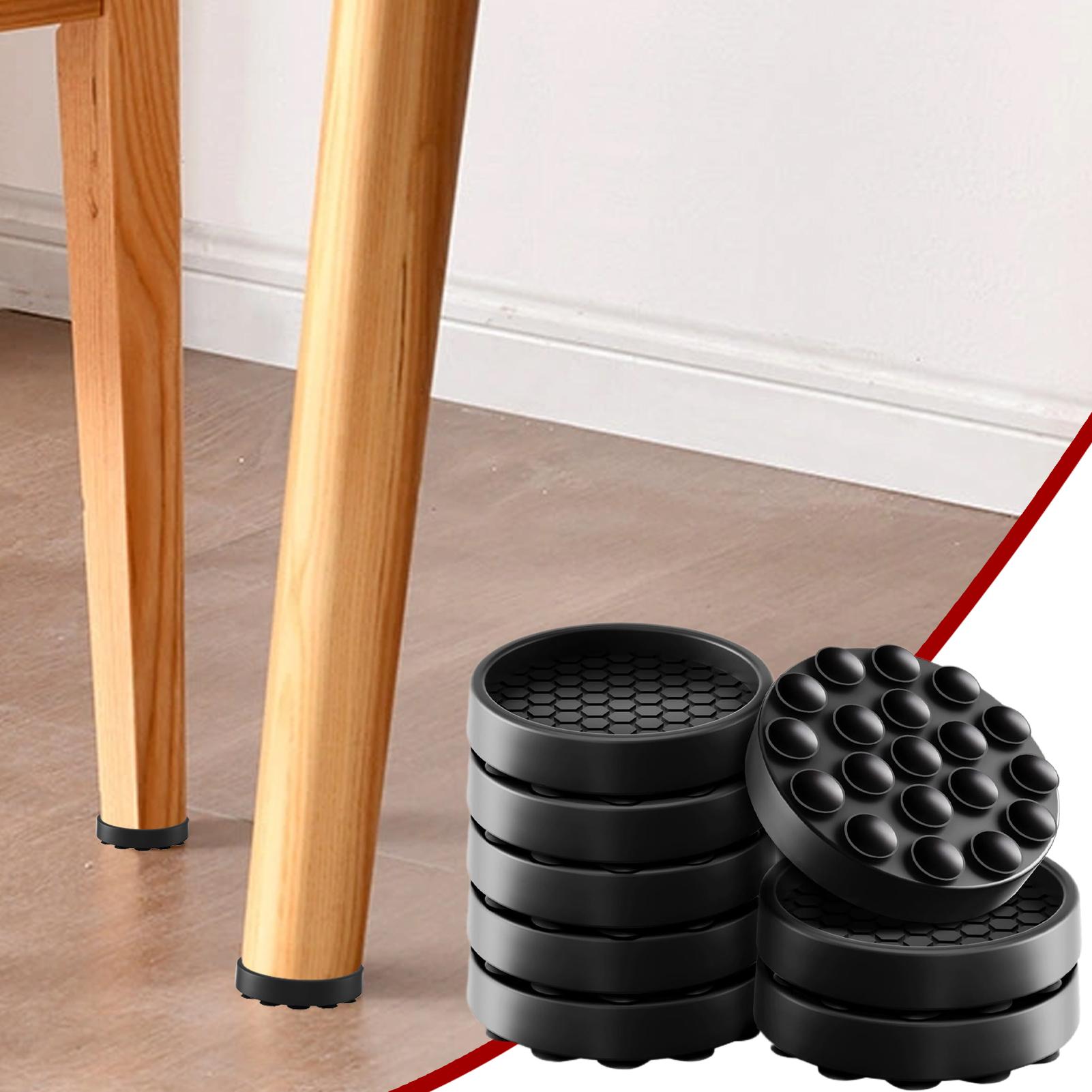 8 Pcs Round Couch Coasters Furniture Non Slip Furniture Pads Chair Leg Caps 2inch Non Slip Furniture Pads For Hardwood Floors CN