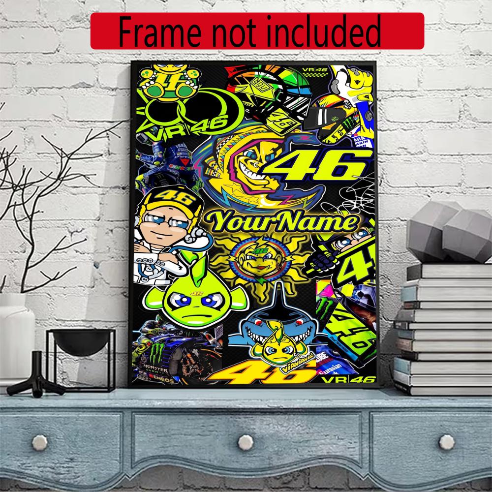 Doctor46 Personalized Name Round Diamond Painting Kit Diamond Embroidery Painting Rhinestones Mosaic Frameless Handwork Decoration Arts