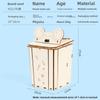 Science Diy Kids Sensor Trash Can Educational Experiment Toy Material Pack For Children
