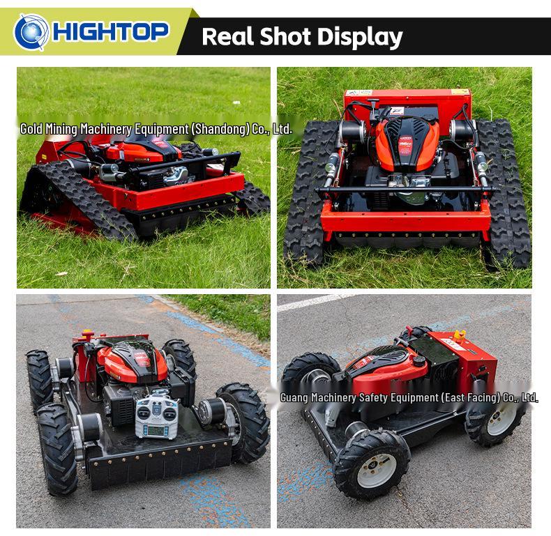 Remote Control Crawler Lawn Mower: Automatic Garden Mower
