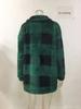 Women's Plaid Lamb Wool Jacket with Pockets - Autumn/Winter 2025 Collection