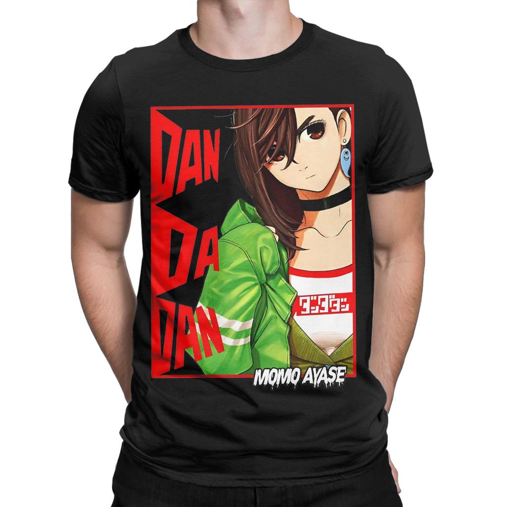 Dandadan Turbo Granny Okarun T Shirts  Pure Cotton Clothing Fashion Short Sleeve Crewneck Tee Shirt Graphic Printed T-Shirt