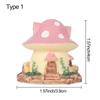 Decoração DIY Jardim de Fadas Ornamento Bonsai Figuras de Cogumelos Gnomo Terrário Paisagem Micro Casa de Cogumelos Miniatura