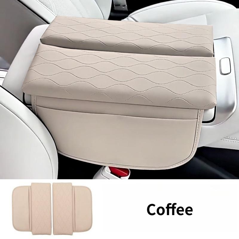 For XPeng X9 Car Armrest Box Protective Cover Pad Leather Center Console Storage Heighten Mat Interior Modification Accessories