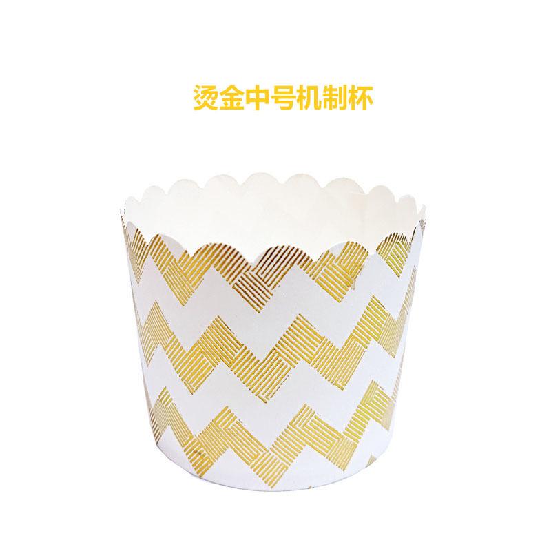 

Механизм бронзирования Чашка Средняя Высокотемпературостойкая Форма для маффинов Рисунок бронзирования Твердая выпечка Форма для торта для выпечки 50 шт.