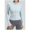 Women S Color Block Yoga Jacket Slim Fit Long Sleeve Workout Top
