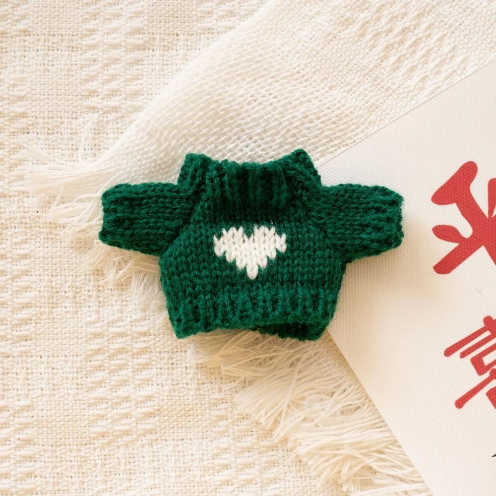 1 Stk. Heißverkauf 10cm Schulleiter Hundebekleidung Miniaturpullover für 1:8 Bjd Spielzeugpuppe Pullover Puppe Weihnachten Tragen Zubehör
