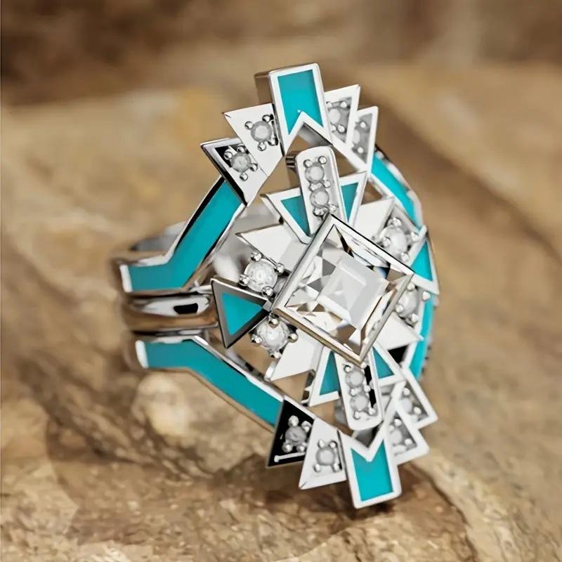 

Великолепные роскошные кольца для женщин, свадебные помолвочные аксессуары, уникальное женское кольцо, модная бижутерия, подарки No. 10 серебряный