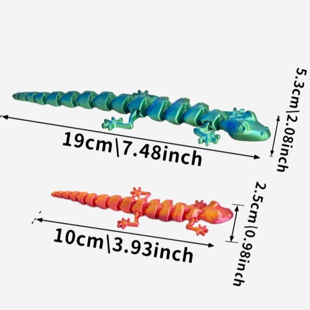 20pcs Movable Joints Lizards Ornaments Random Color Reptile Model Toy Lizard Figurines  Home Decor
