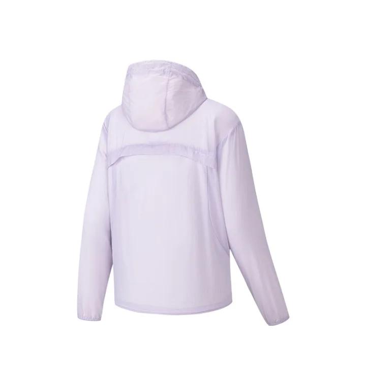 Anta Mukuang China National Geography Light Purple Refreshing Lightweight Sun Protection Skin Jacket Women Jacket 162636613-3