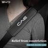 Seat Belt Cover Leather Protector Pads For BYD Atto 3 Dolphin Seal Tang F3 Dmi Song Yuan EV 2023-2025 Atto 4 Car Accessories