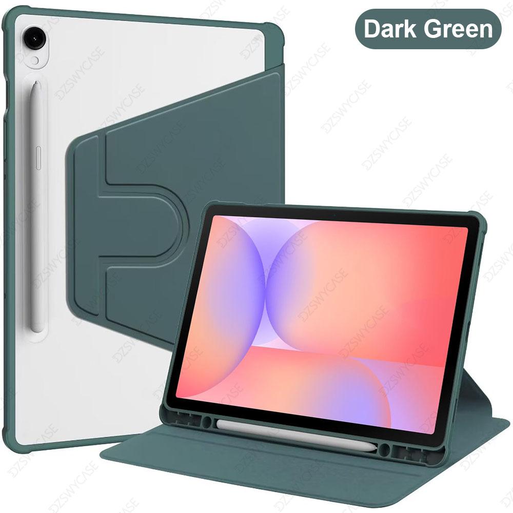 Case for Samsung Galaxy Tab S9 11 Inch S10 FE/S10 Lite 10.9 Inch,360° Rotation Stand Cover with Pencil Holder,Auto Sleep/Wake