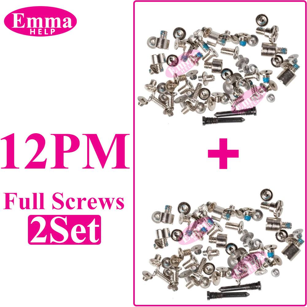 2set Full Screw Set For iPhone X XS XR 11 12 13 Pro Max Mobile Internal Bracket Bottom Complete Screws Replacement Repair Parts