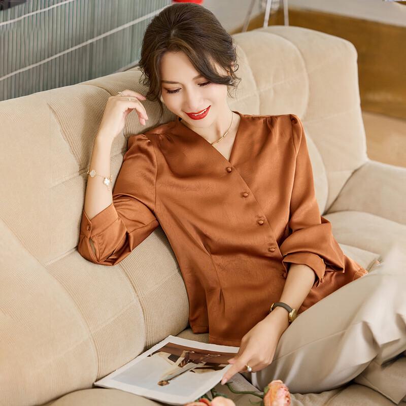 

Women s Elegant Long-Sleeve T-Shirt 2XL