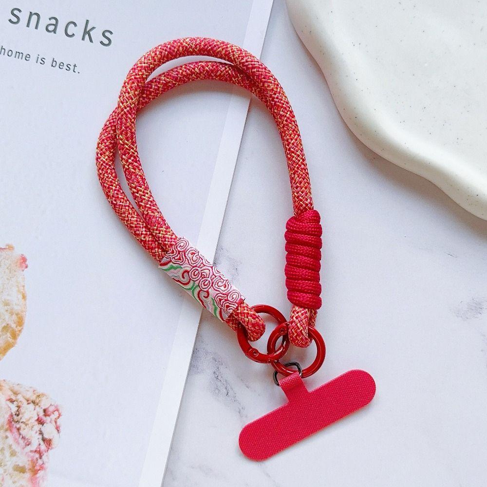 Handwoven Mobile Phone Lanyard Braided Phone Wrist Straps Universal Anti-lost Rope