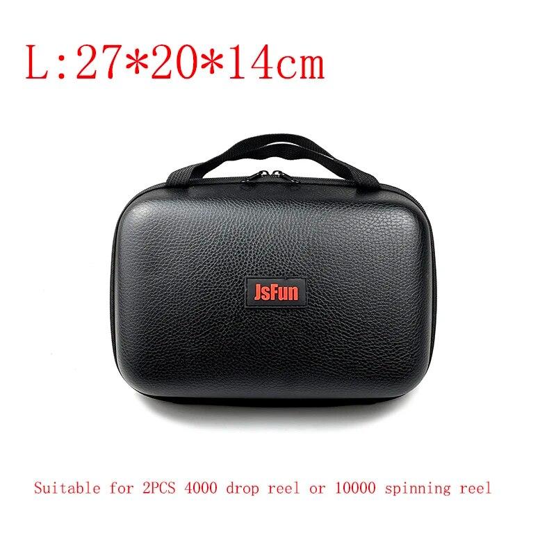 S/M/L Döndürme Balıkçılık Çantası PU Kılıf Kılıfı Balıkçılık Makarası Çantası Darbeye Dayanıklı Su Geçirmez Balıkçılık Takımı Saklama Kutusu 1-2 Balıkçılık Makarası İçin