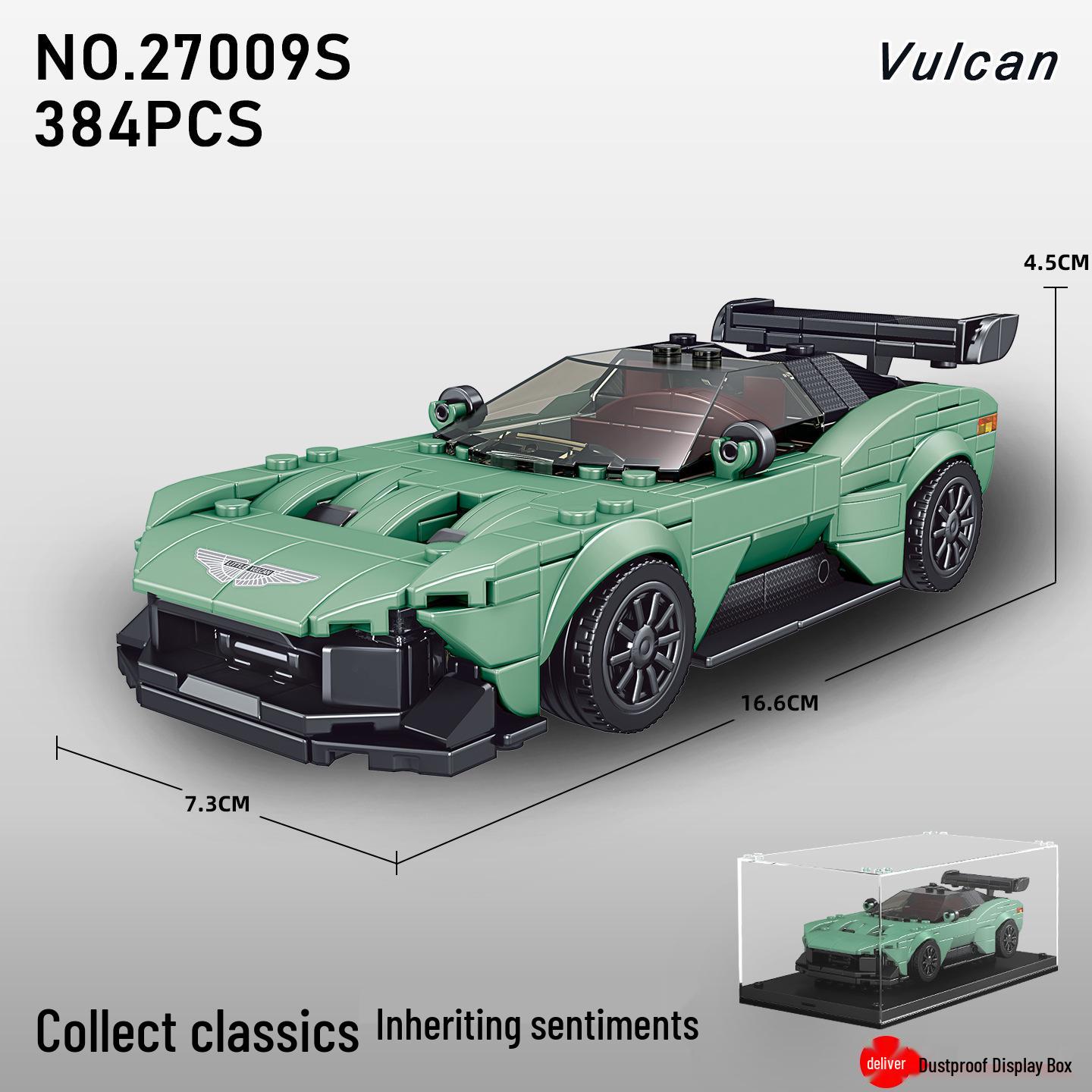 Yuxing Model King 27009 Набор для сборки спортивного автомобиля Вулкан с витриной