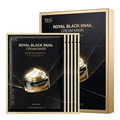 Royal Black Snail Cream Mask Sheet 5 Sheets