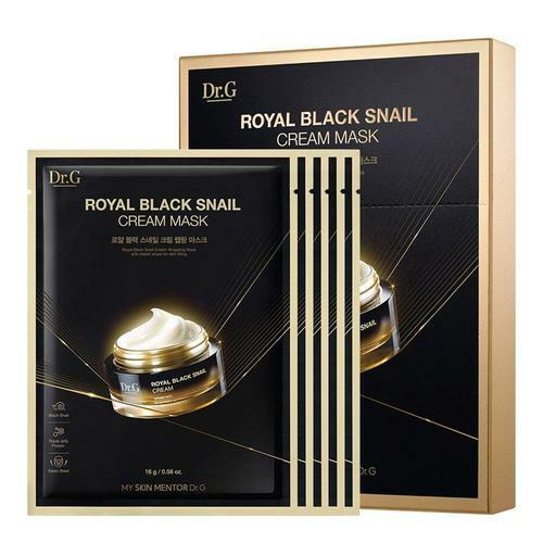 

Dr.G Royal Black Snail Cream Mask Sheet 5 Sheets