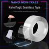 Nano Double-Sided Transparent Strong Tape, Traceless Acrylic Magic Sticker, Universal Adhesive.